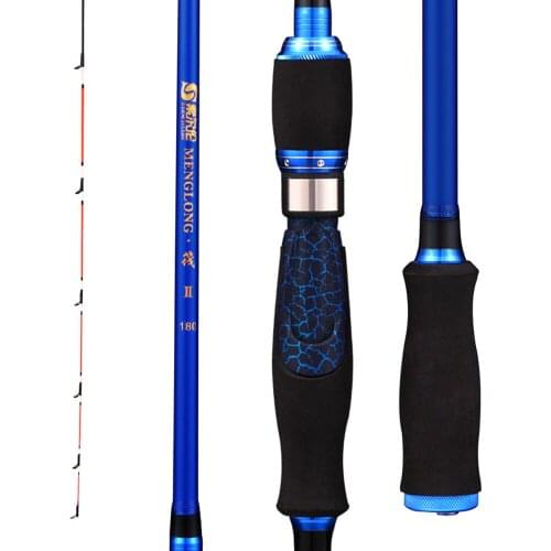 Cheap 1.5m 1.8m 2.1m Light Saltwater Carbon Fiber Soft Raft Rod Boat Fishing Pole Winter Fishing Spinning Rod With EVA Handle