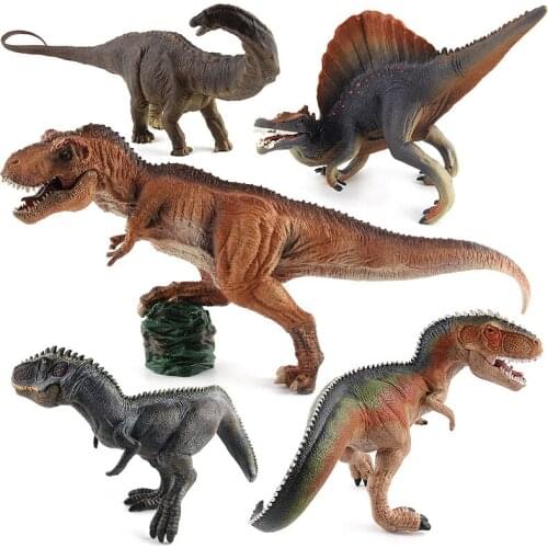Dinosaur Giganotosaurus Apatosaurus Spinosaur Toys Action Figure Animal Collection Learning Educational Model