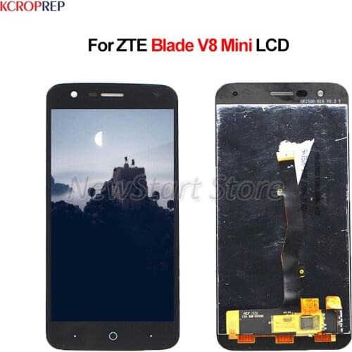 For ZTE Blade V8 Mini LCD Display Touch Screen Digitizer Assembly Replacement Accessory With Frame 5" For ZTE Blade V8 Mini lcd