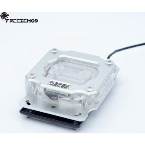 FREEZEMOD PC water cooler block temperature sense motherboard heatsin Aura Synchronous Platform For AM2/AM3/AM4 5V/12V.UPR-2018