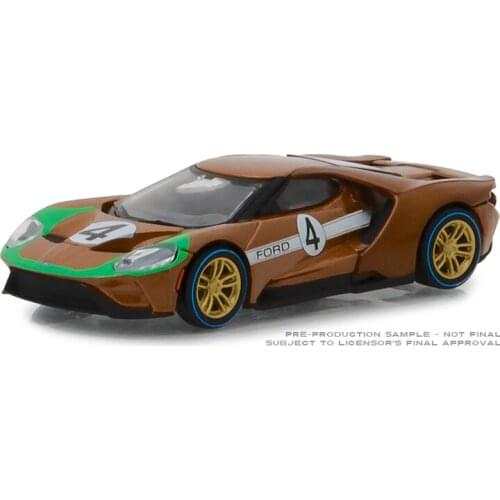 GreenLight 1:64 2017 Ford GT 1966 4 Fo Alloy model car Metal toys for childen kids diecast gift