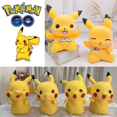Pokemon Pikachu Piggy Bank Childrens Anti-fall Piggy Bank Large-capacity Piggy Bank Childrens Couple Birthday Gift Decoration
