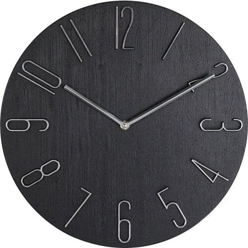 12 inch Minimalist Wall Clock Modern Design Simple Hanging Clocks Bedroom Living Room Decoration