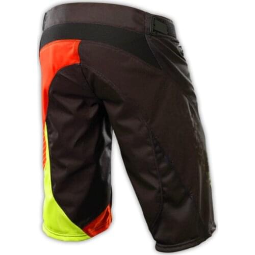 Motorcycle Downhill Bike Riding Mens Breathable Summer Shorts Red Short Pants