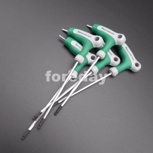 5PCS X 3MM T-Handle Hex Allen Keys Metric Wrench M3 7-Handle spanner Ball end 7-Shape HQ 1 LOT = 5PCS *BT789X5