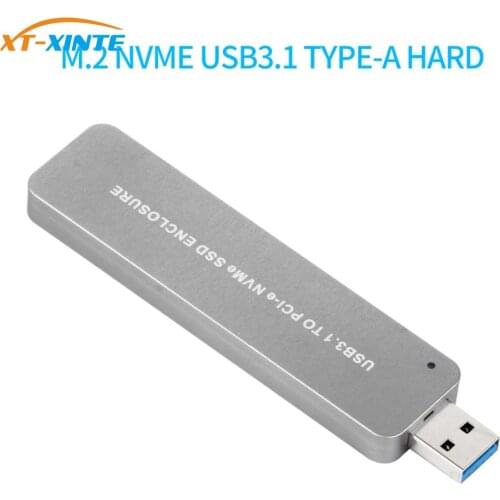 XT-XINTE LM903 USB3.1 to PCI-E for NVME M.2 TYPE-A SSD Hard Disk Box Adapter Card External Enclosure Case for 2242/2260/2280 SSD