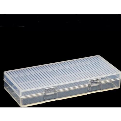 Hard Plastic 8 x AA Battery Holder Case Storage Box Cover For 8pcs AA Batteries Transparent Portable Cases