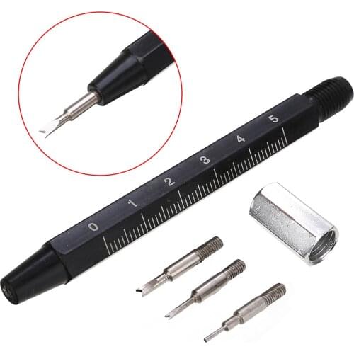 3 in 1 Pin Professional Spring Bar Remover Watchbands Repair Tool Kit With MM Scale Watch Band Opener Replacement Link Pins