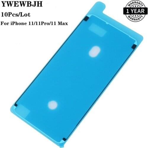 10pcs Waterproof Sticker for iPhone 11 Pro Max 3M Adhesive Pre-Cut LCD Screen Frame Tape Repair Parts