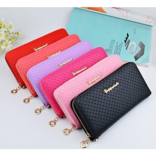 2019 New Fashion Long Pu Women Wallet Clutch Womens Purse Best Phone Wallet Female Case Phone Pocket carteira Femme