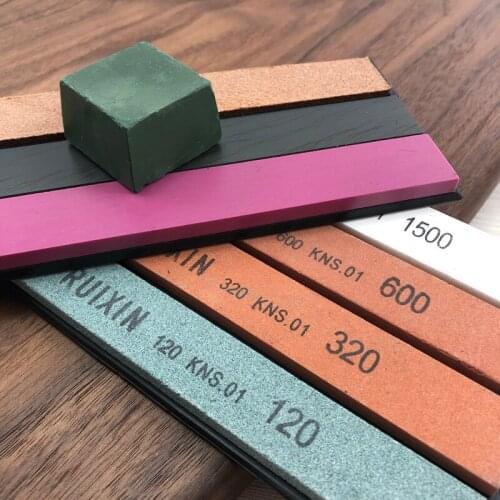 Knife sharpener 4/6/8Pcs Professional Angle sharpening Stone120 320 600 1500#Whetstone 3000 5000#Natural Stone Polishing paste