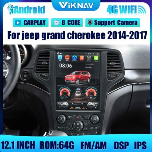 Android car radio For jeep grand cherokee 2014-2017 auto stereo receiver video player gps navigation head unit multimedia player
