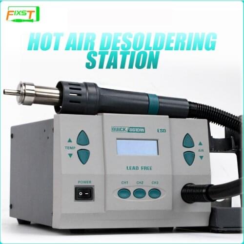 QUICK 861DW original 1000W hot air gun 110V/220V for PCB telephone motherboard solder repair soldering station