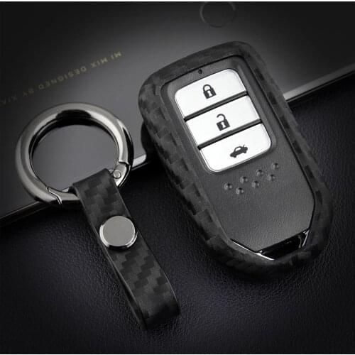 Car Key Cover Case For Honda Forza 300 Civic Jazz Crv Hrv Accord Fit Odyssey Dio Pilot Freed 2015-2019 2020 Key ring Accessories