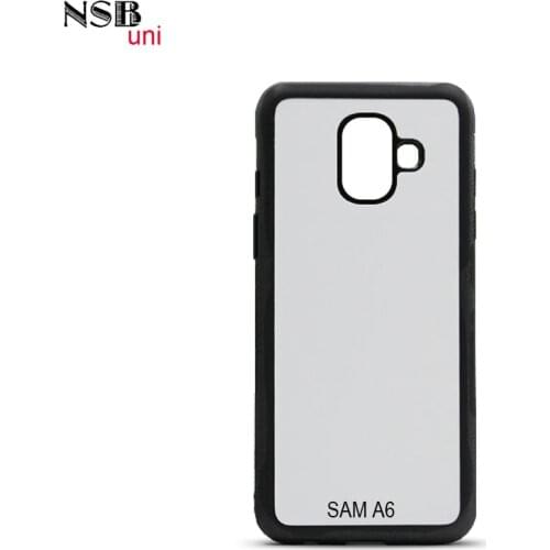 NSBuni 2D Blank TPU PC Back Phone Case For SAM A6 A6 Plus Print Phone Case DIY Printed Cell Phone Cover Protective Case Covers