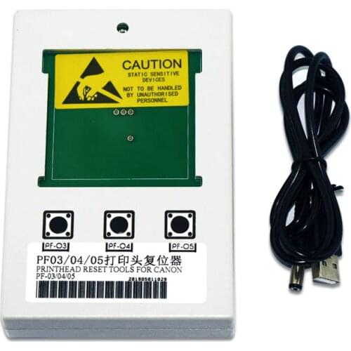 For Canon PF-03 PF 03 Printhead Resetter Reset PF-04 / PF04 / PF 04 or PF-05 / PF05 / PF 05 Printer Head To PF03