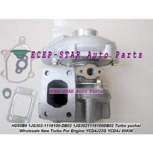 HD60B6 1JG302-1118100-DB02 1JG302 1118100 DB02 Turbo For yuchai YCD4J22G YCD4J 85kw Turbocharger 1JG3021118100DB02
