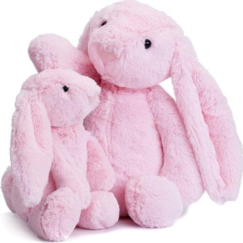 Soft Stuffed Animals Kids Long Ear Rabbit Sleeping Cute Cartoon Plush Toy Stuffed Animal Dolls Children Birthday Gift