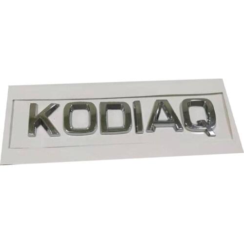 Zeroclearance New Car Sticker 3D ABS Decal Badge Emblem Chrome Logo Letters For Skoda KODIAQ 2018 2019 Accessories Car Styling