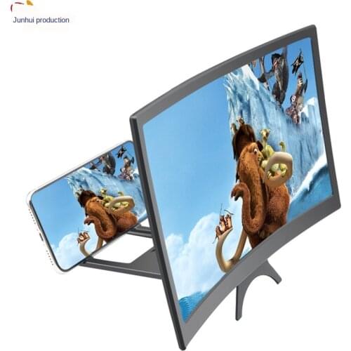 New curved screen L6 mobile phone screen amplifier folding curved mobile phone HD projection zoom mobile phone bracket