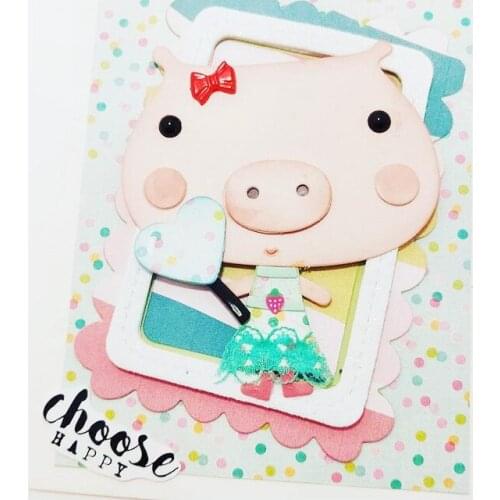 Pig Metal Cutting Dies New 2019 Metal Cutting Dies Stencil Scrapbooking Photo Album Stamp Paper Card Crafts Decor