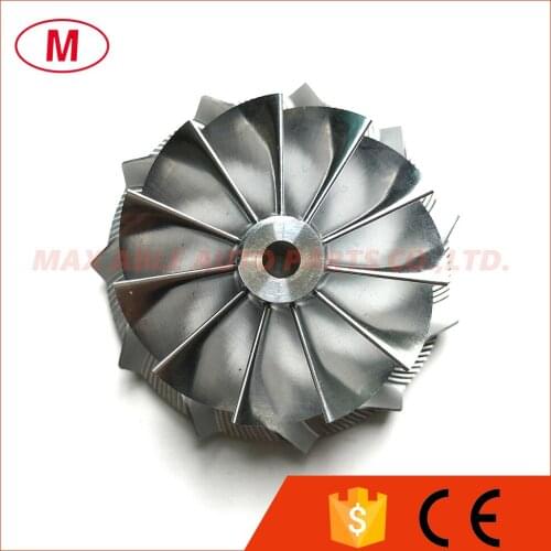 TD04HL 49189-x 19T 46.02/58.00mm 11+0 blades Turbo Aluminum 2618/Milling/Billet compressor wheel for turbocharger Cartridge