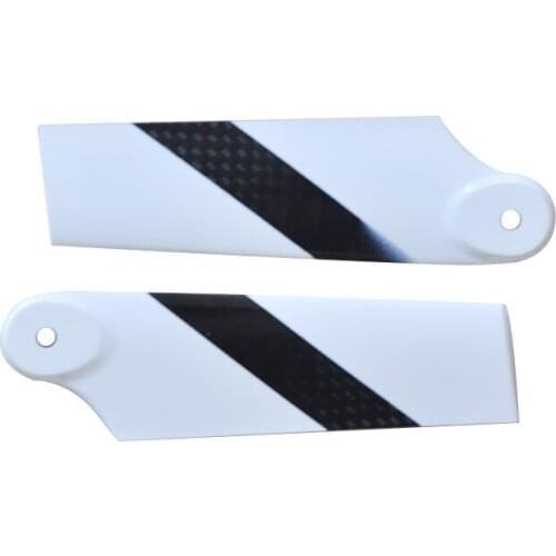 Carbon Fiber 92mm Tail Rotor Blades White for RC Plane Model Drone Propeller Accessories