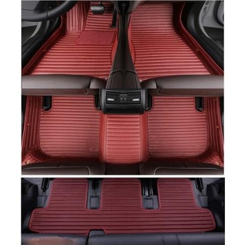 Top quality rugs! Custom car floor mats for Mercedes Benz GL 63 AMG X166 7 seats 2015-2013 waterproof car carpets for GL63 2014