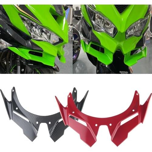 ZX25R Motorcycle Front Light Cowl Side Winglet Wind Fin Spoiler Trim Cover for Kawasaki ZX-25R ZX 25R 2020-2021 Accessories
