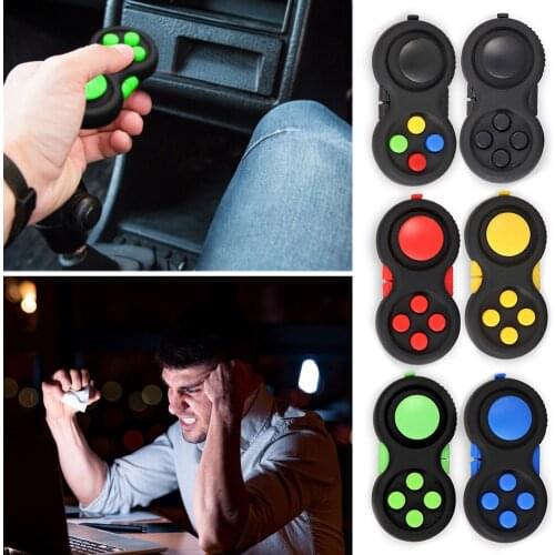 1PCS Fidget Pad Game Stress Reliever Squeeze Fun Magic Desk Toy Handle Toys Relief Pressure Toy Rainbow Strange-shape Puzzles