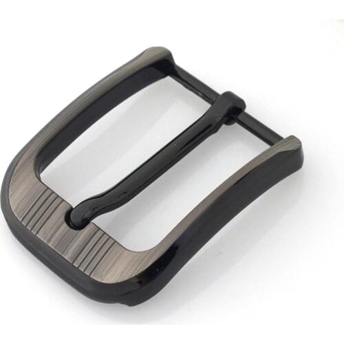 1pcs Metal 40mm Belt Buckle Middle Center Half Bar Buckle Leather Belt Bridle Halter Harness belt Accessories Fit for 37mm-39mm
