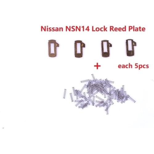 20pcs) NSN14 Good Quality Car Lock Reed Locking NSN14 Lock Plate For Nissan Teana Sunny SYLPHY Key Repair Kits