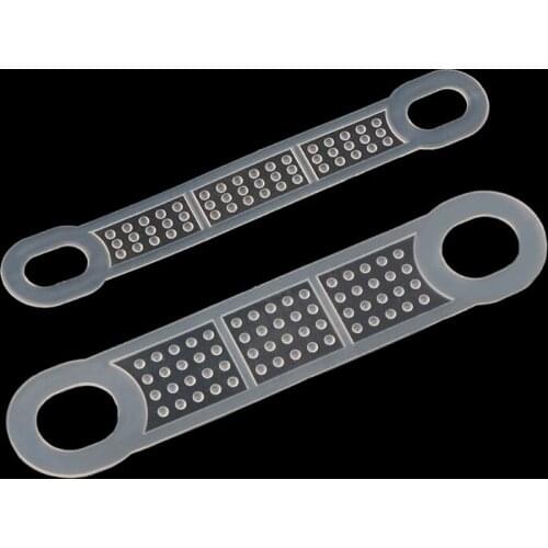 20Pcs Silicone Clothes Hangers Anti Slip Strip Clothes Rack Pad Windproof