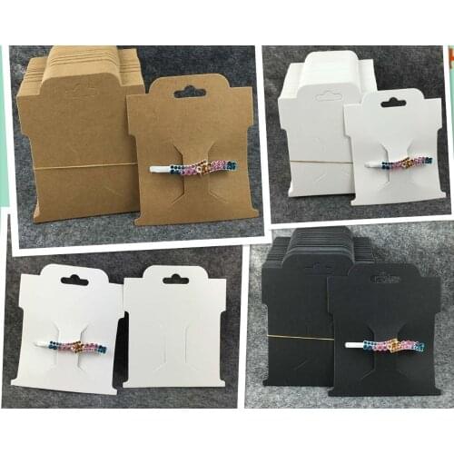 30Pcs/Lot Jewelry Accessory Hairpin Hair Clip Barrette Cards 10.5x9cm Lip-deep Graffiti Display Hanging Tag Support Custom Logo