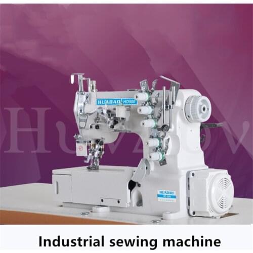 500 Pingkan Lakan Three Needle Five Thread Interlock Sewing Machine Electric Overlock Sewing Machine Industrial Sewing Machine