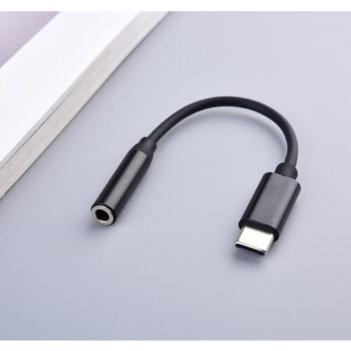 Type C To 3.5MM Earphone Adapter Digital Audio Cable USB C Jack Converter For Samsung Huawei Realme 50 Oneplus Xiaomi HTC Sony