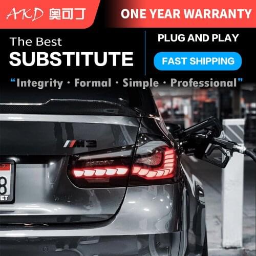 Car Goods Tail Light For BMW 3 series F30 F35 318i 320i 330i 340i M4 GTS Type Taillights Rear Lamp LED Signal Parking Lights