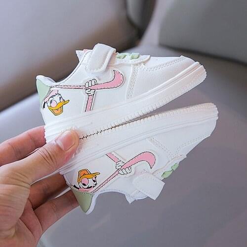 Disney children shoes for boys and girls Donald Duck new low-top casual comfortable sneakers for kids