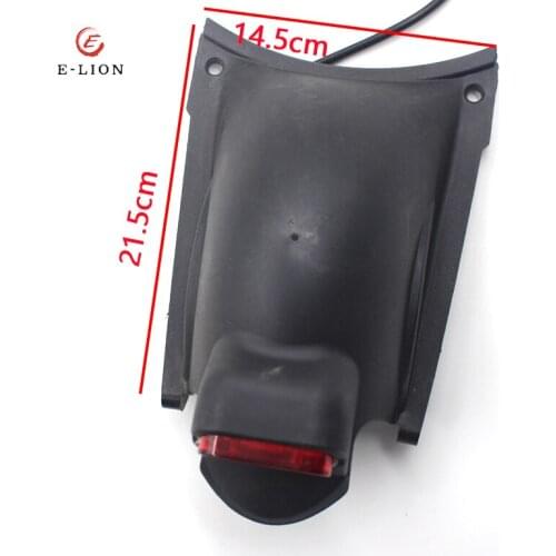 Electric Scooter Rear Mudguard 8inch Mudguard Anti Collision Plastic E-bike Protection Device Accessories