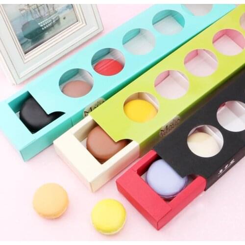 Exquisite Hollow Macaron Gift Box Cookie Chocolate Candy Package Baking Cake Dessert Box Wedding Party Decor Gift Paper Boxes