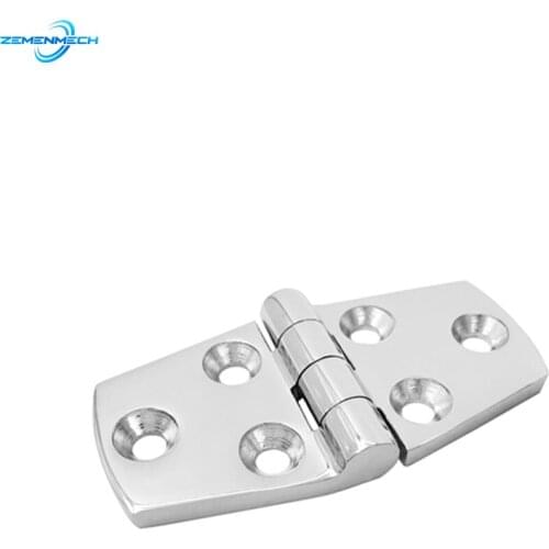 38*76mm Heavy Duty 316 Stainless Steel Marine Grade Cast Boat Caravan RV Deck Cabinet Drawer Door Strap Butt Hinge Hardware