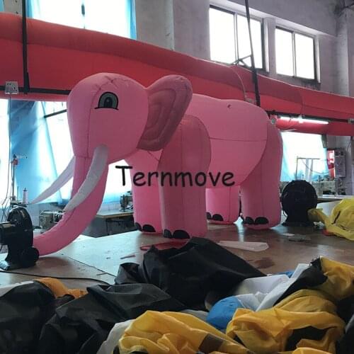 Inflatable cartoon elephant promotional cartoon type blow up elephant for decoration toys inflatable elephant replica mascot