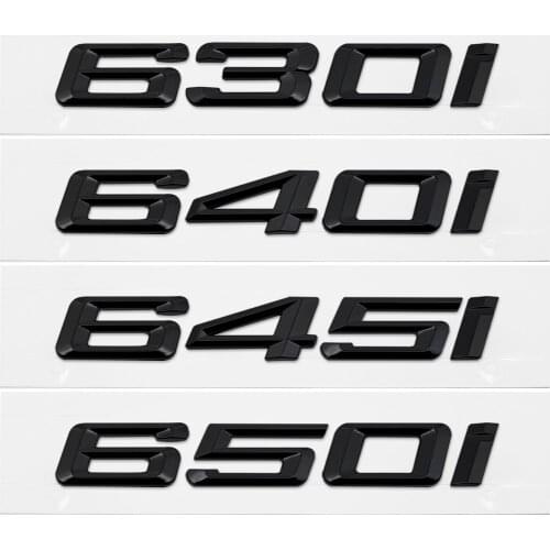Car Refitting Sticker for BMW 5 6 530i 535i 540i 550i 630i 640i 645i 650i F30 F32 E30 E36 E39 E85 Rear Trunk Lid Emblem Decal