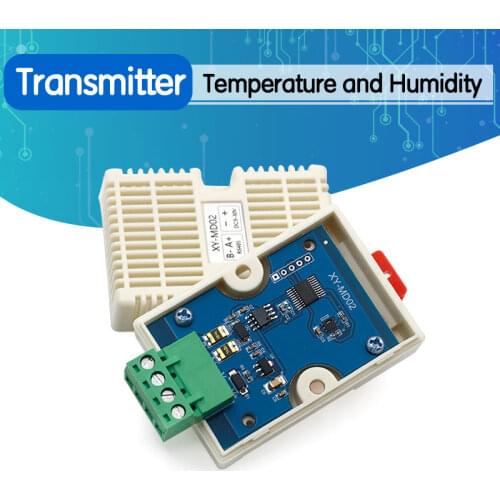 Temperature and Humidity Transmitter RS485 Serial Communica Temperature Sensors Modbus RTU Acquisition Module SHT20