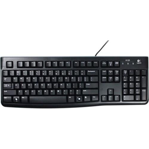 Logitech K120 wired keyboard computer keyboard USB slim mute keyboard Mouse & Keyboard