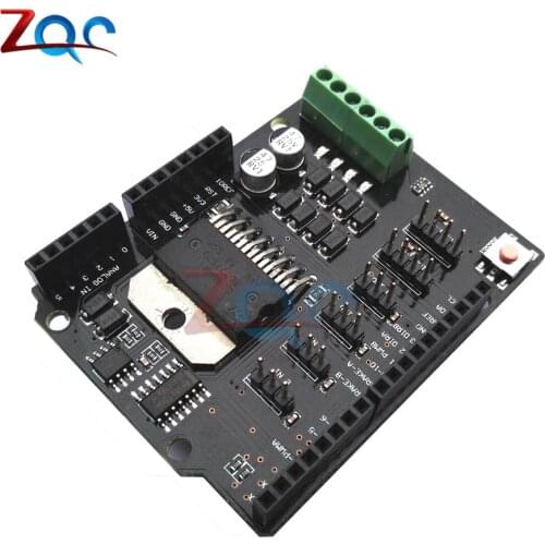 Replace L298P Dual Channel DC Motor Driver Shield Expansion Board L298NH Module Driving Module For Arduino UNO R3 MEGA2560 One