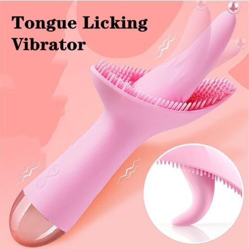 Vibrators Women Tongue Licking Vibrator Heating Sex Toys Women 18+ Vagina Sextoy Adults Pussy Sex Toy Anal Erotic Toys Intimate