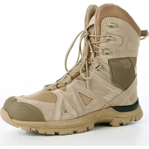 High Top Army Fan Outdoor Tactical Boots Field Hiking Hunting Combat Training Desert Boots Men Womens Military Sports Shoes