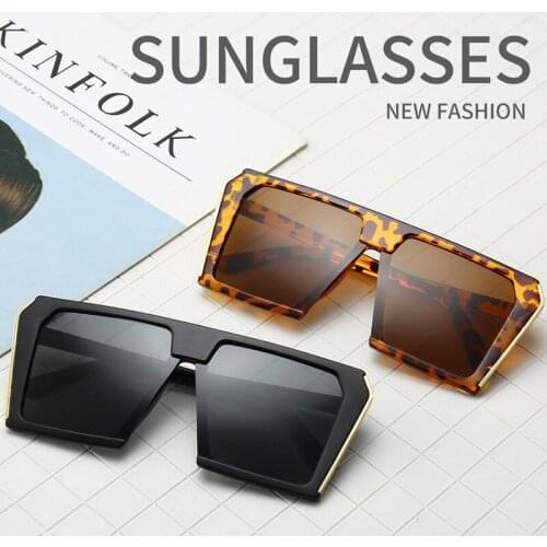 Ladies Square Sunglasses Women New Style Sun Glasses Brand Design Female Big Frame Eyewear For Outdoor Shades Goggles Oculos