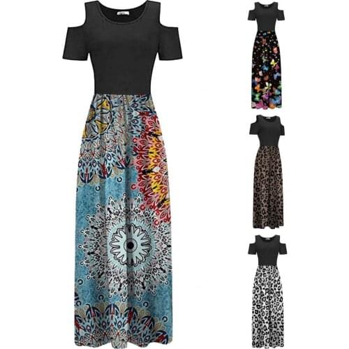 Women Dress Leopard Print Slim Summer Butterflies Short Sleeve Round Neck Fashion Summer Dress for Dating